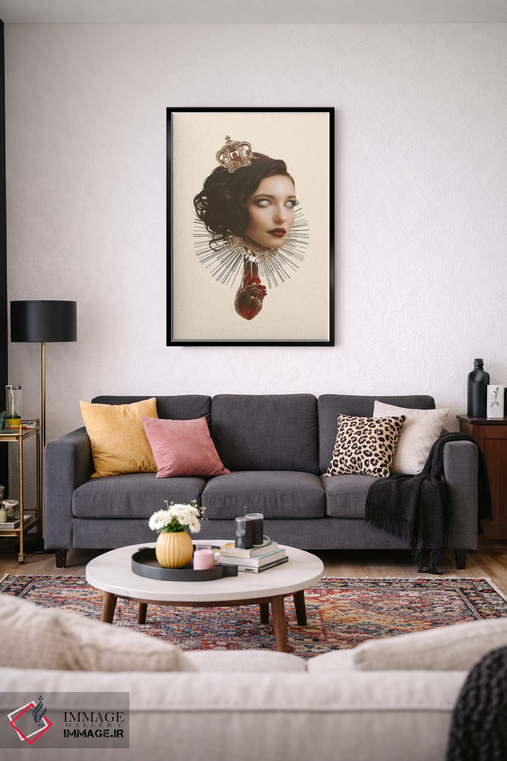 تابلو دکوراتیو دومینه کرده اثر جردن مارشاند - D4B