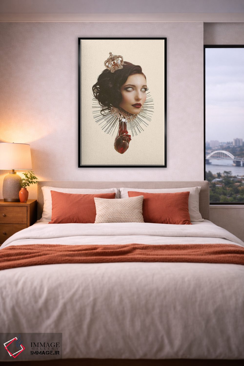 تابلو دکوراتیو دومینه کرده اثر جردن مارشاند - D5B