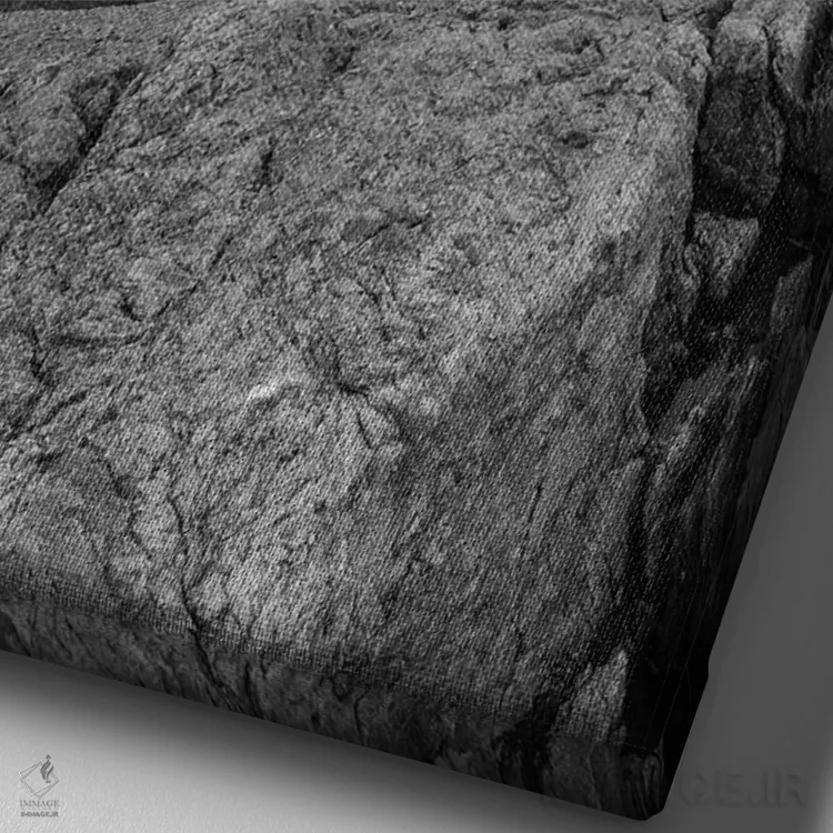 تابلو دکوراتیو Rye, New Hampshire I,صخره ها و موج ها، پارک ایالتی و… اثر جری و مارسی مانکمن - نمای نزدیک بافت بوم