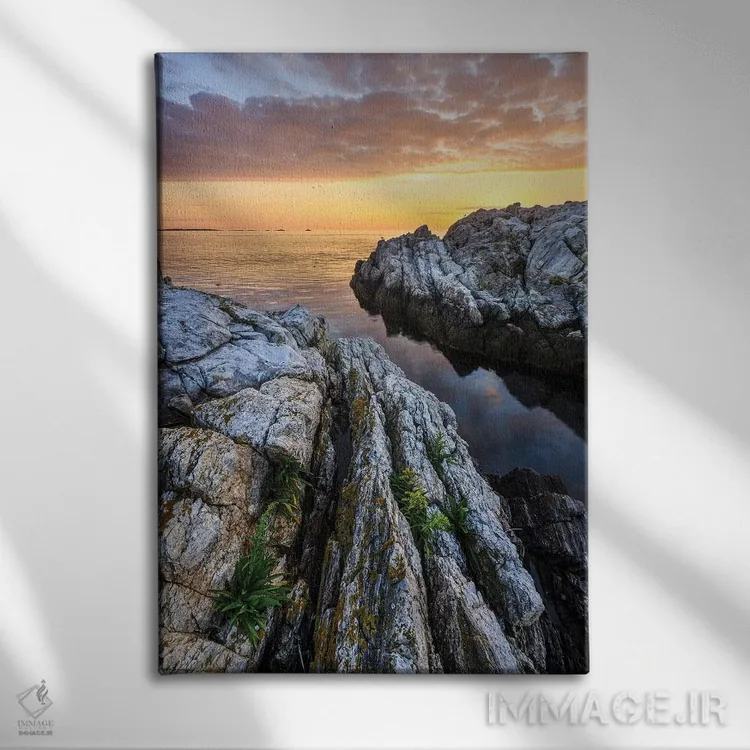 تابلو دکوراتیو New Hampshire I,طلوع آفتاب در جزیره اپلدور، جزایر شو… اثر جری و مارسی مانکمن - نمای روبهرو روی دیوار