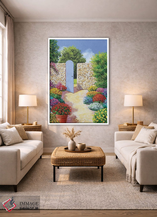 تابلو دکوراتیو باغ مخفی اثر ژان-مارک یانیاچیک - D1W