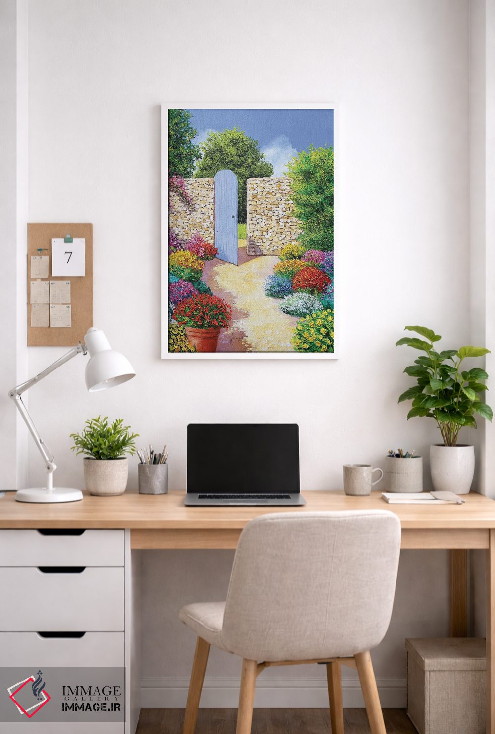 تابلو دکوراتیو باغ مخفی اثر ژان-مارک یانیاچیک - D3W