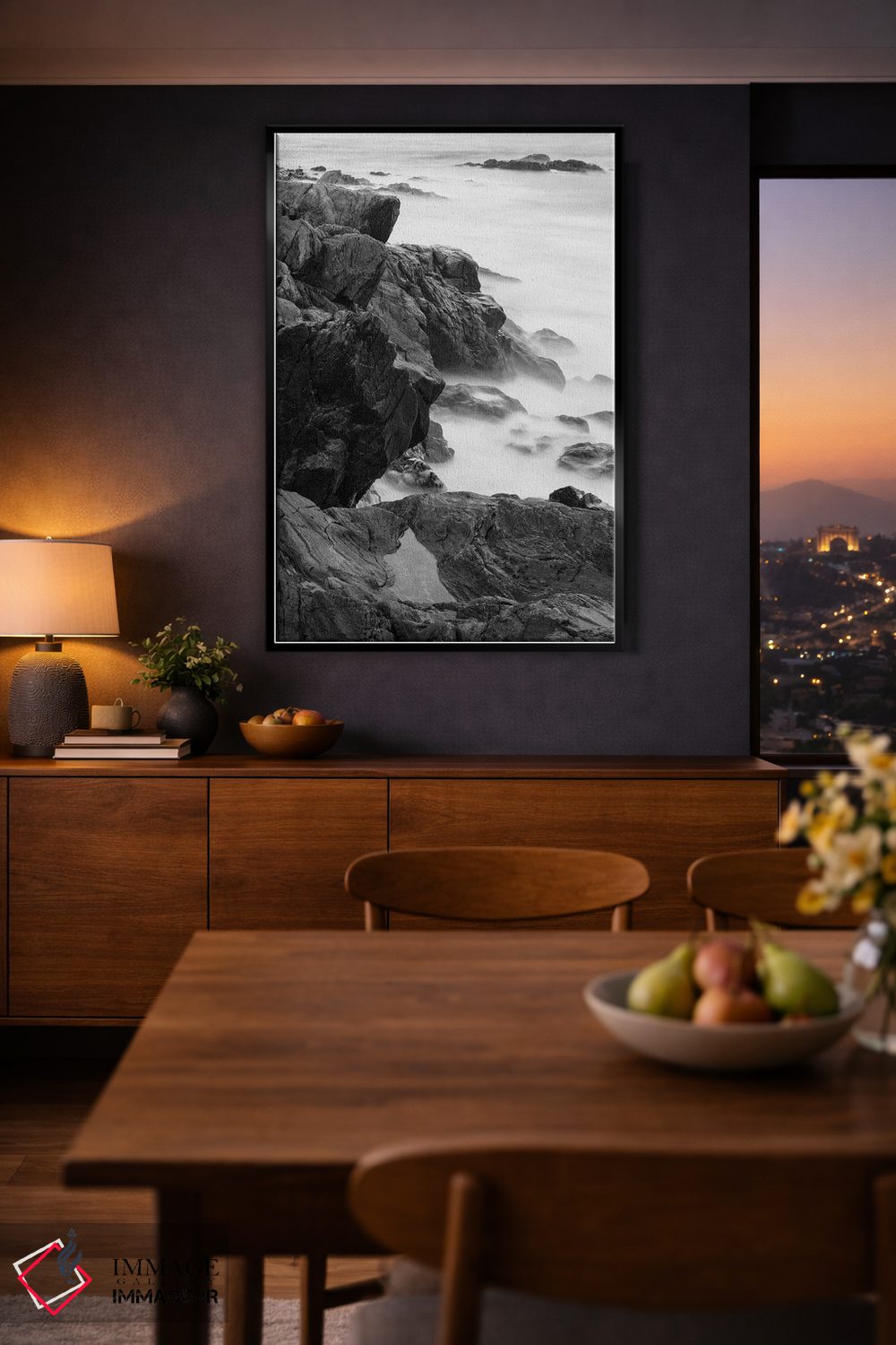 تابلو دکوراتیو Rye, New Hampshire II,صخره ها و موج ها، پارک ایالتی… اثر جری و مارسی مانکمن - D2B