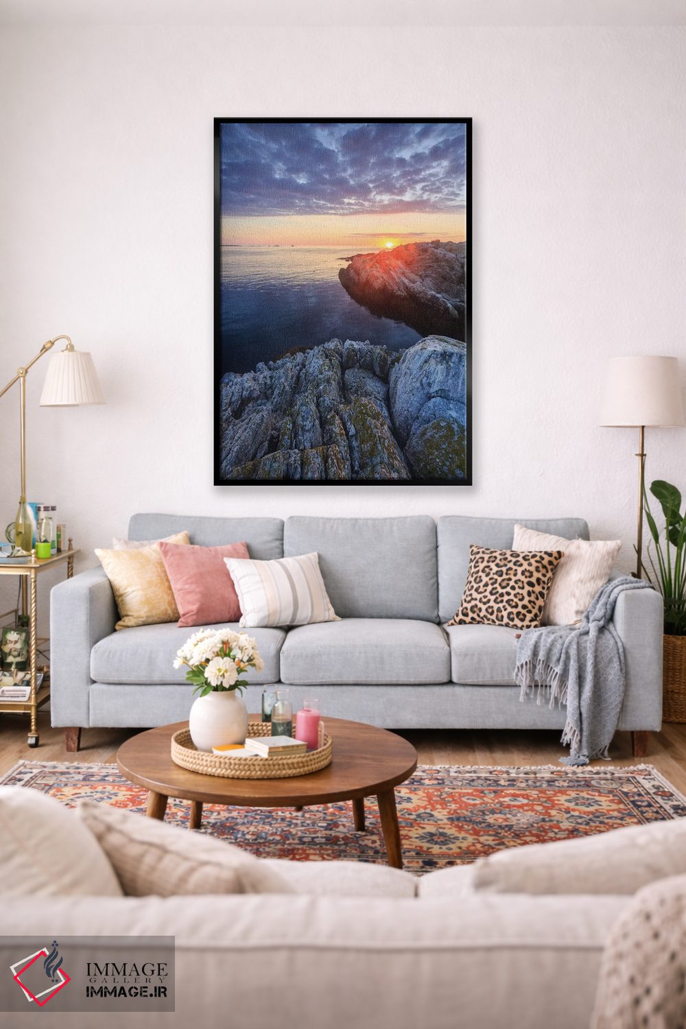 تابلو دکوراتیو New Hampshire II,طلوع آفتاب در جزیره اپلدور، جزایر ش… اثر جری و مارسی مانکمن - D2B