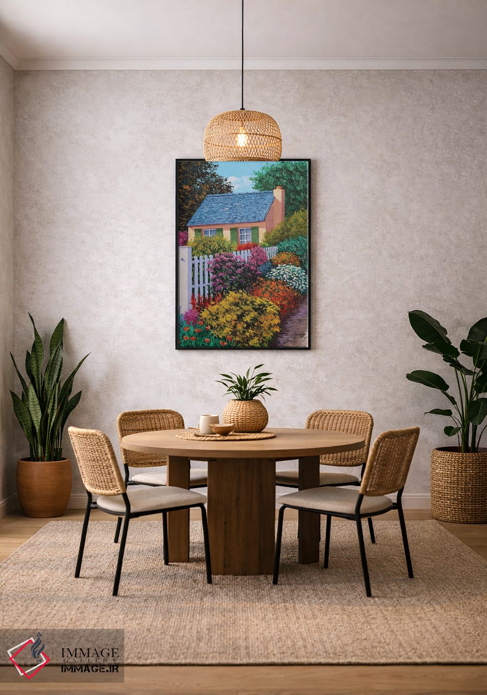 تابلو دکوراتیو ورودی باغ اثر ژان-مارک یانیاچیک - D5B