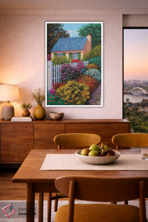 تابلو دکوراتیو ورودی باغ اثر ژان-مارک یانیاچیک - D6W