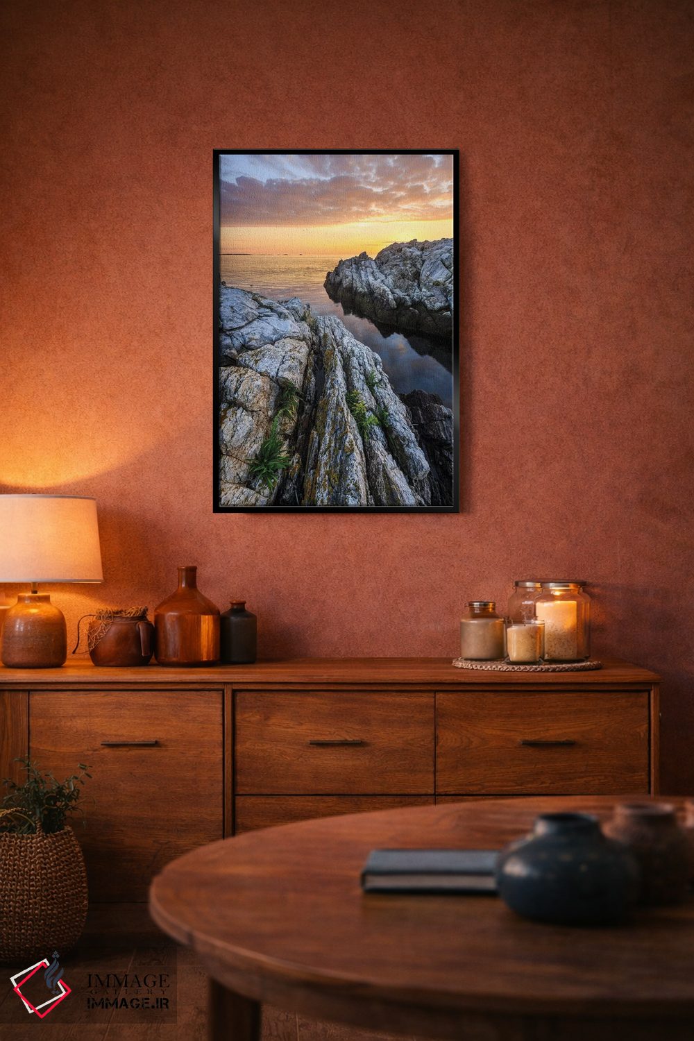 تابلو دکوراتیو New Hampshire I,طلوع آفتاب در جزیره اپلدور، جزایر شو… اثر جری و مارسی مانکمن - D4B