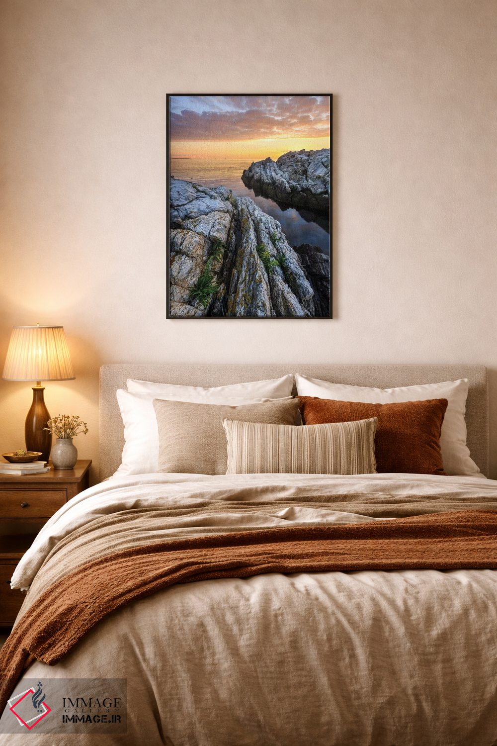 تابلو دکوراتیو New Hampshire I,طلوع آفتاب در جزیره اپلدور، جزایر شو… اثر جری و مارسی مانکمن - D6B