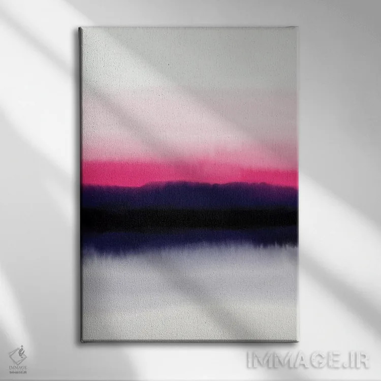 تابلو مینیمال دوباره آغاز کن اثر ژاکلین مالدونادو - نمای روبهرو روی دیوار