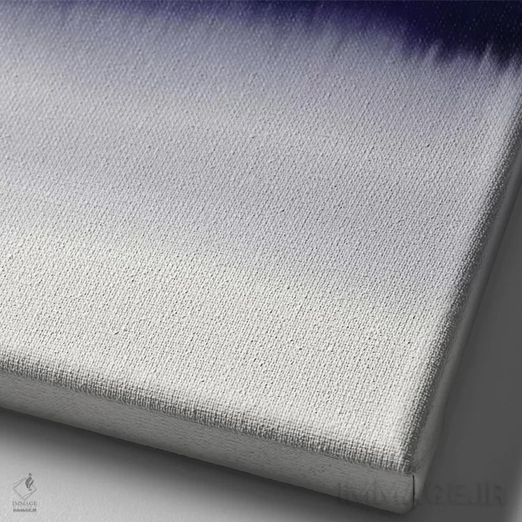 تابلو مینیمال دوباره آغاز کن اثر ژاکلین مالدونادو - نمای نزدیک بافت بوم