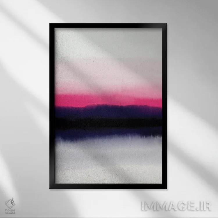 تابلو مینیمال دوباره آغاز کن اثر ژاکلین مالدونادو - نمای قابدار مشکی