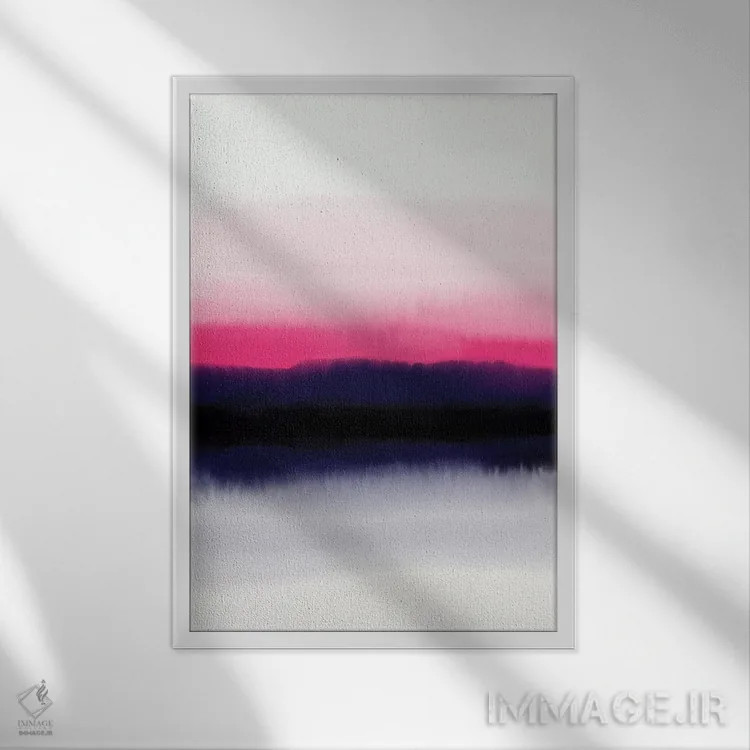 تابلو مینیمال دوباره آغاز کن اثر ژاکلین مالدونادو - نمای قابدار سفید