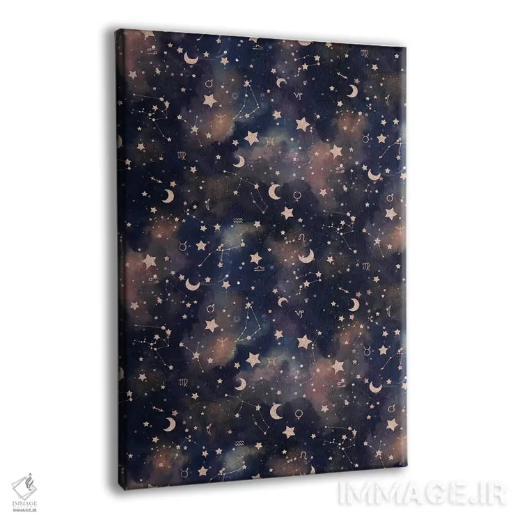 تابلو دکوراتیو رزگلد زودیاک اثر ژاکلین مالدونادو - نمای پرسپکتیو محصول