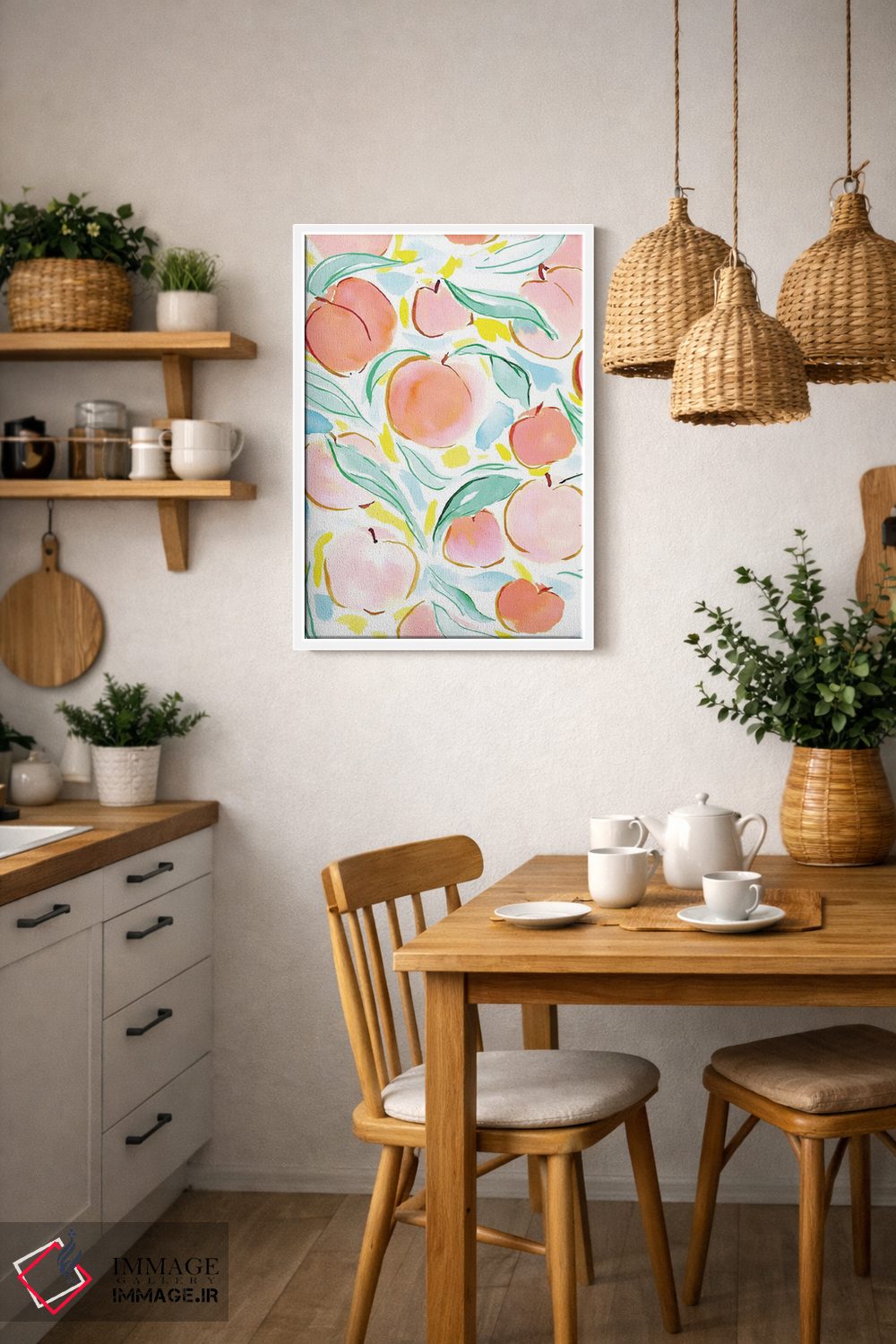 تابلو دکوراتیو هلوگون اثر ژاکلین مالدونادو - D3W