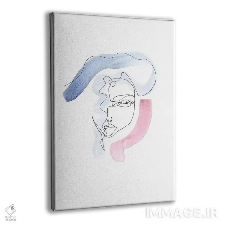 تابلو دکوراتیو مریم خطی اثر ژاکلین مالدونادو - نمای پرسپکتیو محصول