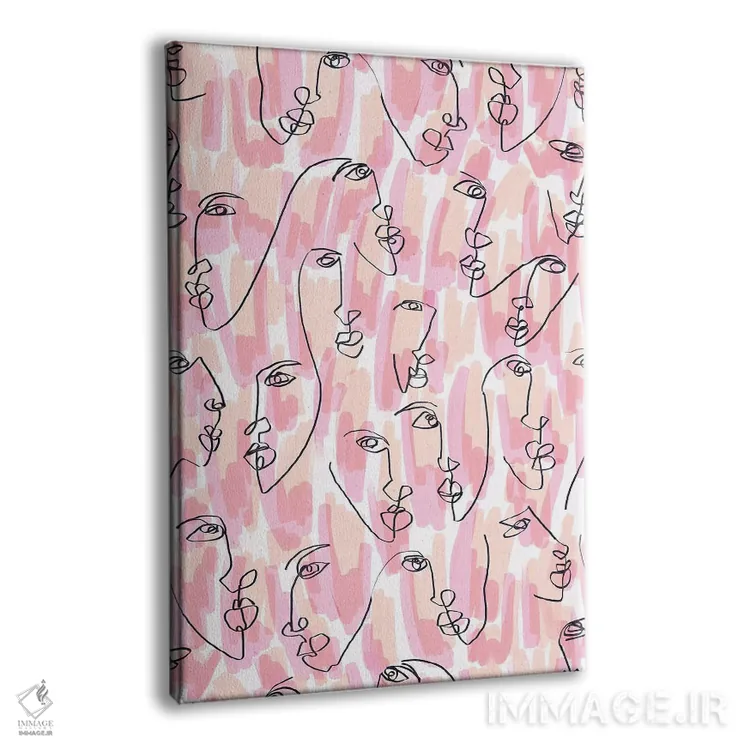 تابلو دکوراتیو شعله های دوقلو اثر ژاکلین مالدونادو - نمای پرسپکتیو محصول