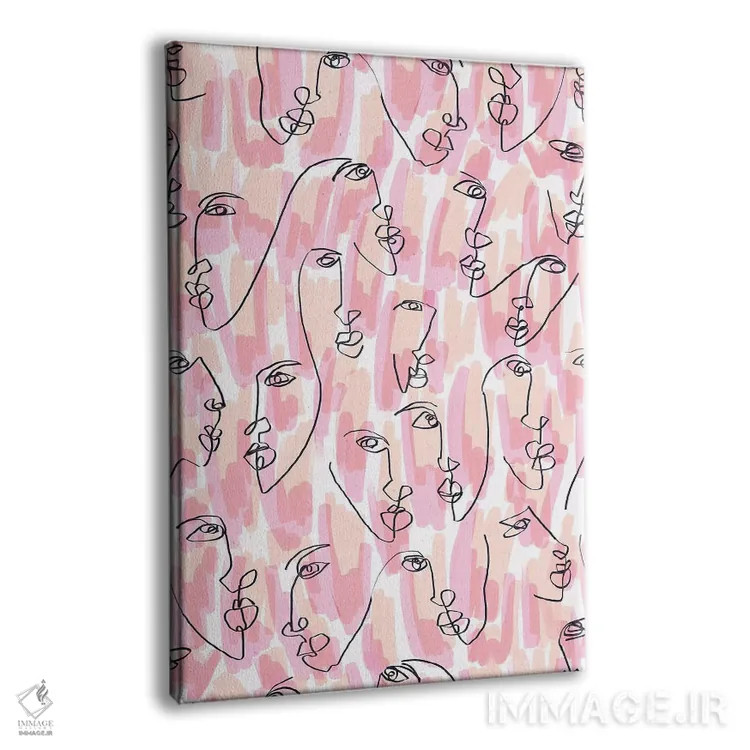 تابلو دکوراتیو شعله های دوقلو اثر ژاکلین مالدونادو - نمای پرسپکتیو محصول