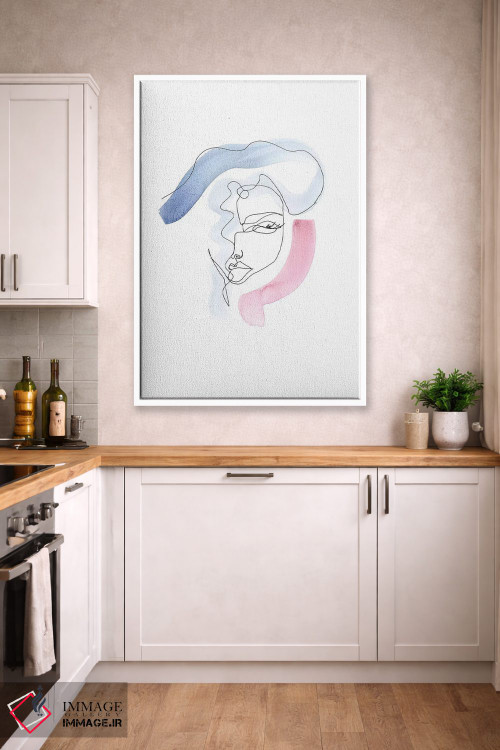 تابلو دکوراتیو مریم خطی اثر ژاکلین مالدونادو - D4W