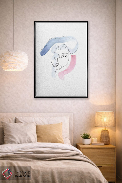 تابلو دکوراتیو مریم خطی اثر ژاکلین مالدونادو - D3B