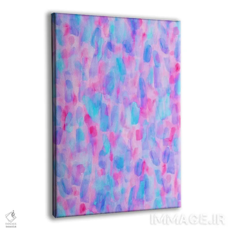 تابلو انتزاعی شیدایی گلبرگ ها اثر ژاکلین مالدونادو - نمای پرسپکتیو محصول