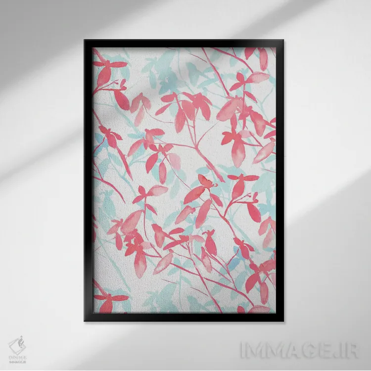 تابلو دکوراتیو پیش آگاهی مرجانی اثر ژاکلین مالدونادو - نمای قابدار مشکی