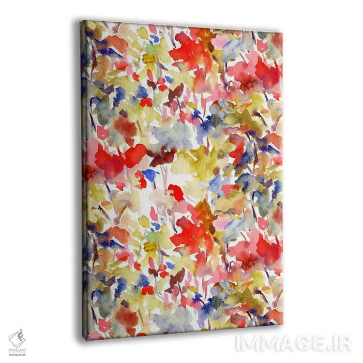 تابلو انتزاعی رنگ محلی ۱ اثر ژاکلین مالدونادو - نمای پرسپکتیو محصول