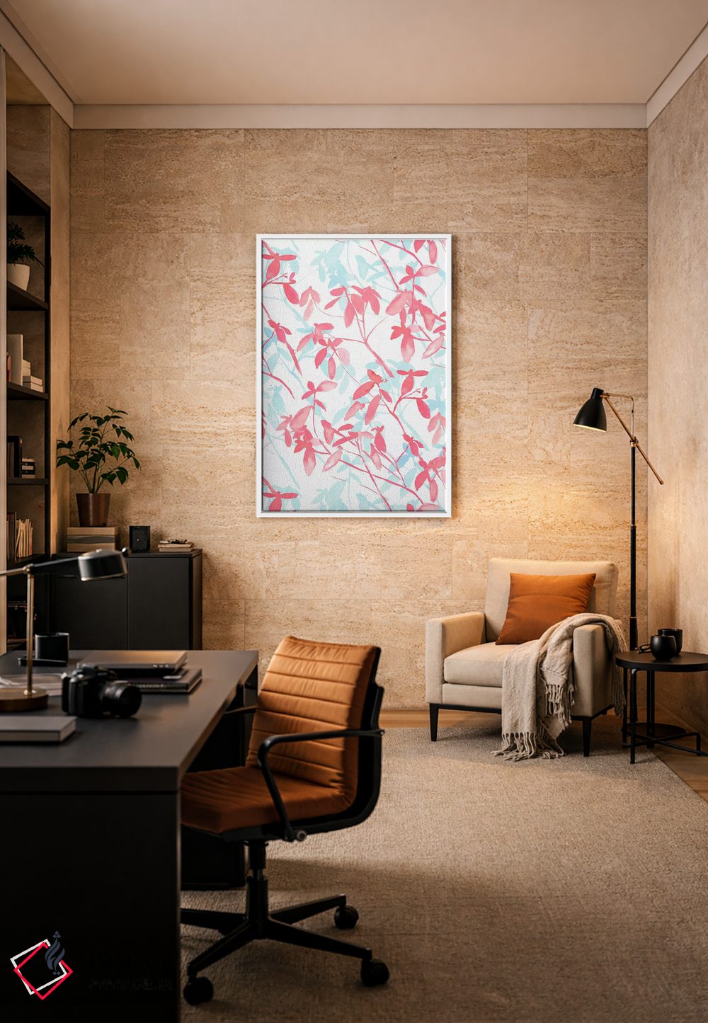 تابلو دکوراتیو پیش آگاهی مرجانی اثر ژاکلین مالدونادو - D6W