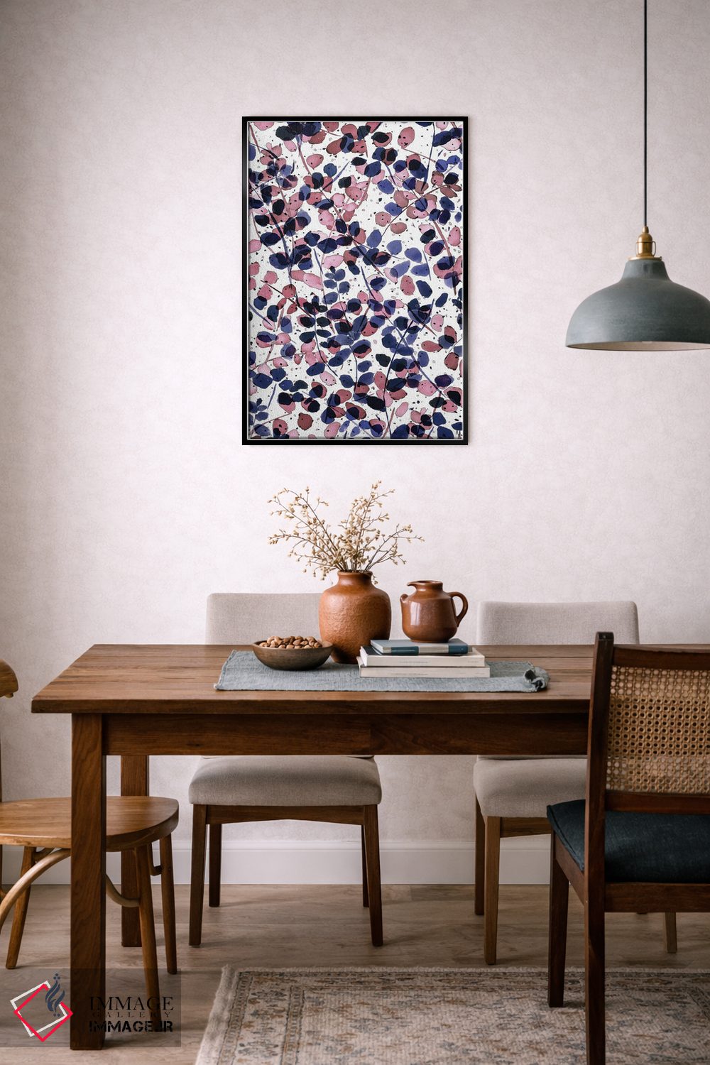 تابلو مدرن هم افزایی نیلی یاسی اثر ژاکلین مالدونادو - D6B