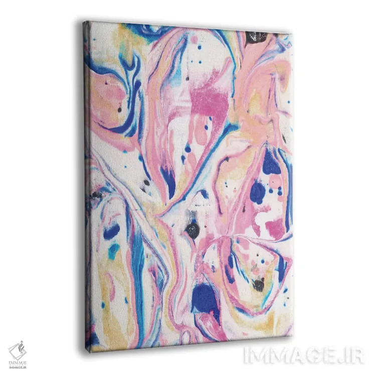 تابلو انتزاعی روح آزاد اثر ژاکلین مالدونادو - نمای پرسپکتیو محصول