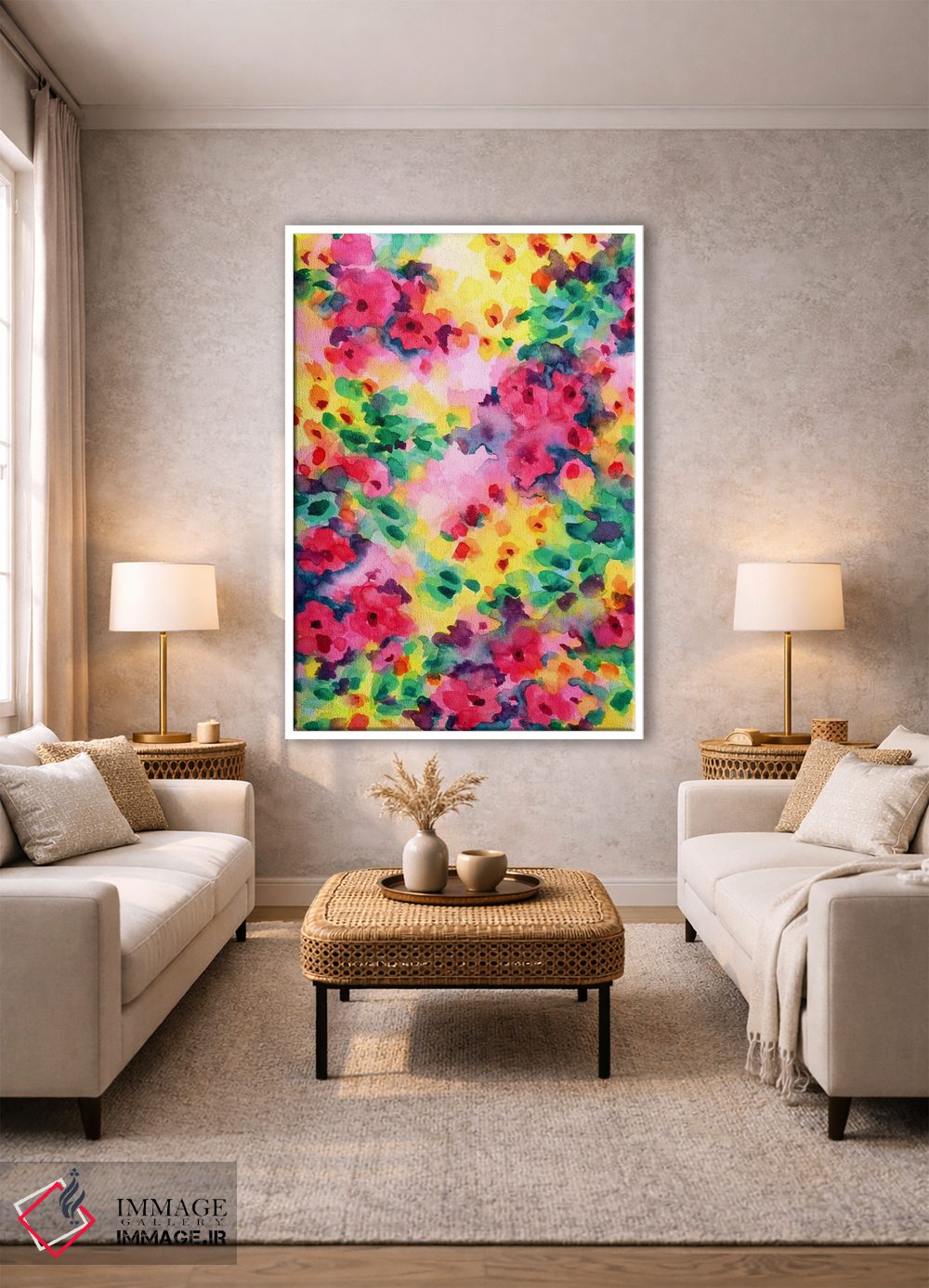 تابلو دکوراتیو شکوفا شدن ۱ اثر ژاکلین مالدونادو - D1W