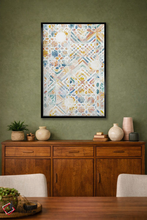 تابلو دکوراتیو ترکیب موزاییکی اثر ژاکلین مالدونادو - D1B