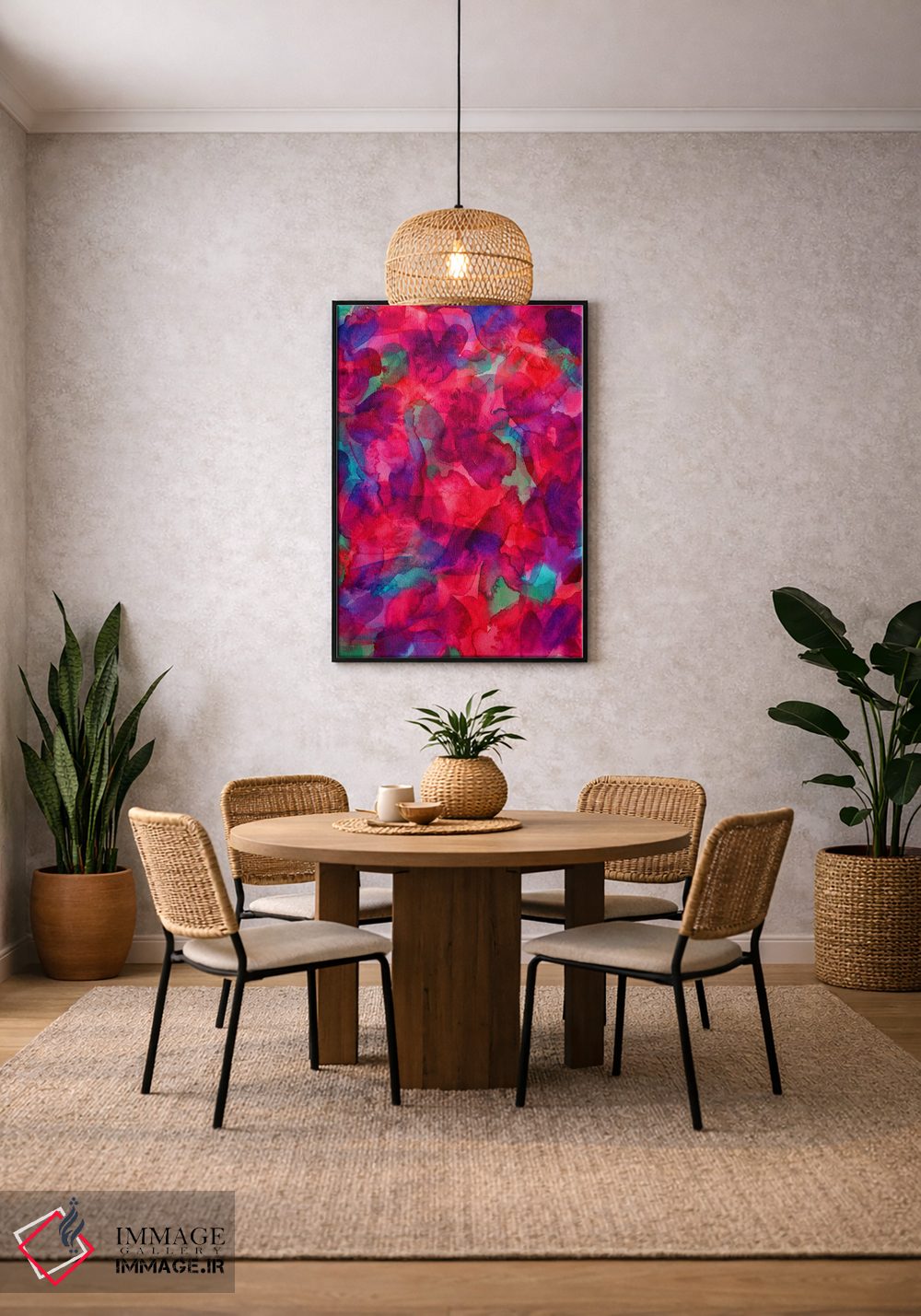 تابلو انتزاعی عقب گرد عطارد اثر ژاکلین مالدونادو - D4B