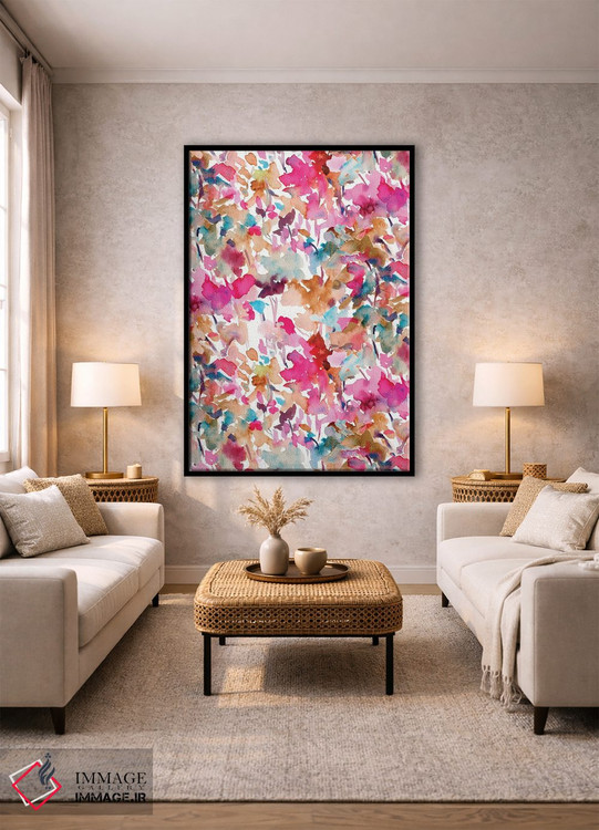 تابلو انتزاعی رنگ محلی ۲ اثر ژاکلین مالدونادو - D1B