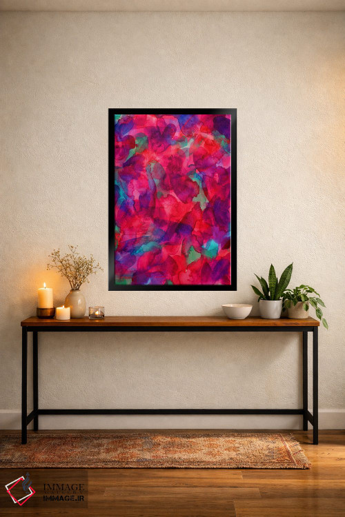 تابلو انتزاعی عقب گرد عطارد اثر ژاکلین مالدونادو - D5B