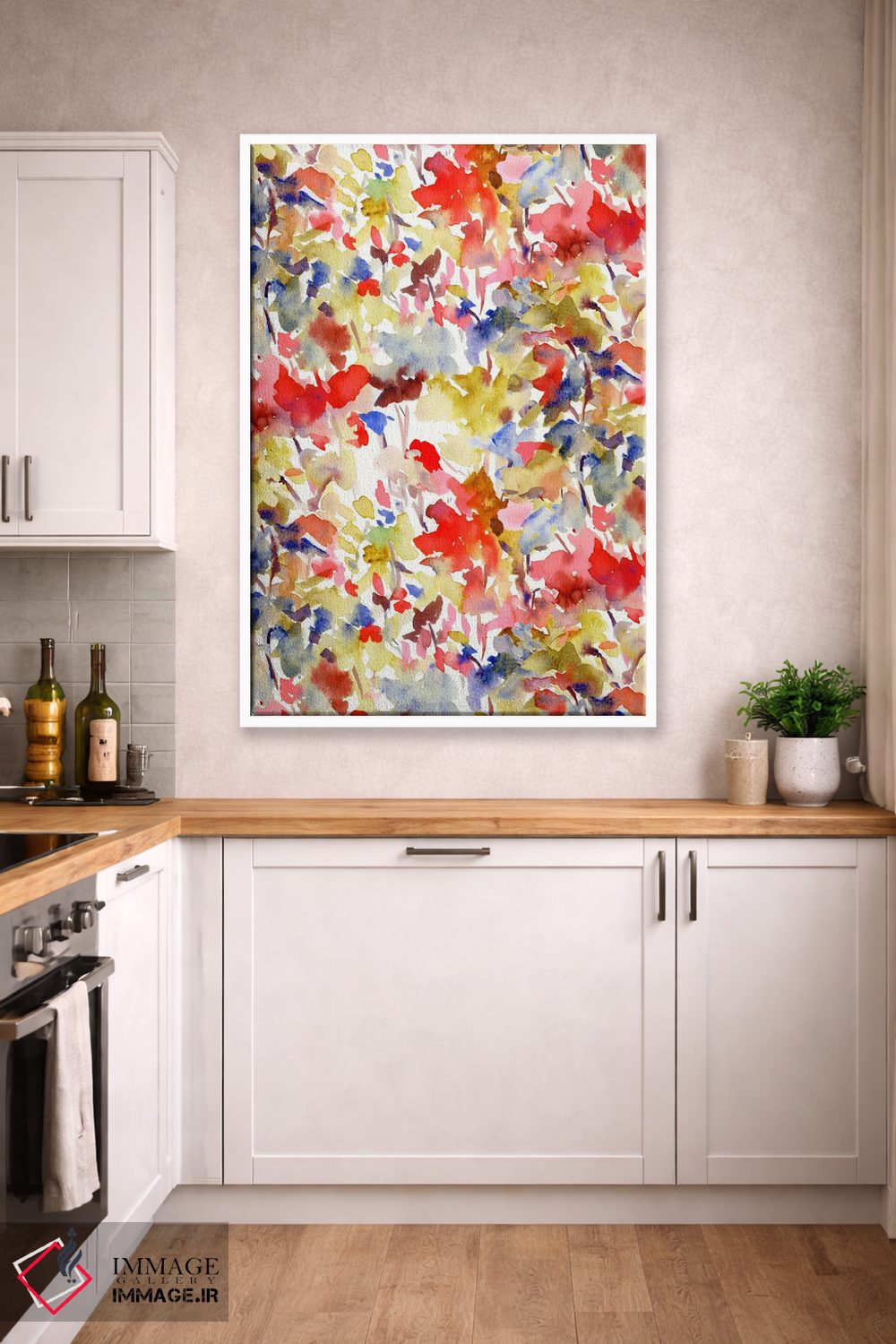 تابلو انتزاعی رنگ محلی ۱ اثر ژاکلین مالدونادو - D2W