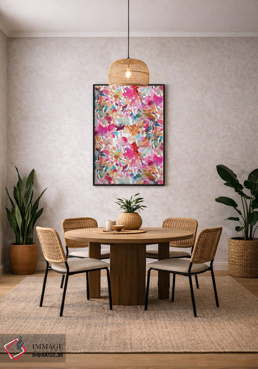 تابلو انتزاعی رنگ محلی ۲ اثر ژاکلین مالدونادو - D3B