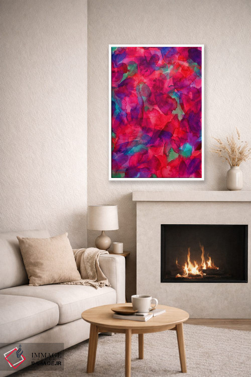 تابلو انتزاعی عقب گرد عطارد اثر ژاکلین مالدونادو - D6W