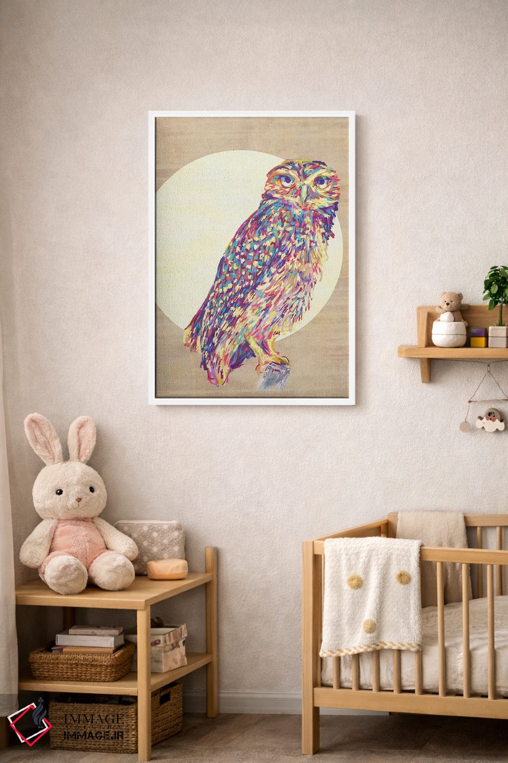 تابلو دکوراتیو جغدها اثر ژاکلین مالدونادو - D3W