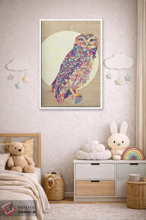 تابلو دکوراتیو جغدها اثر ژاکلین مالدونادو - D4W