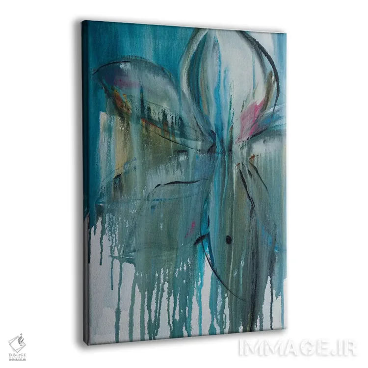 تابلو انتزاعی باران بهاری یک اثر جین ام. رابینسون - نمای پرسپکتیو محصول