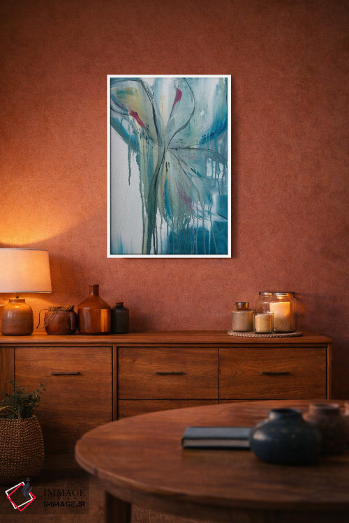 تابلو انتزاعی باران بهاری دو اثر جین ام. رابینسون - D3W