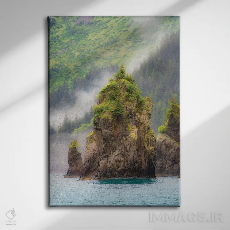 تابلو دکوراتیو Kenai Peninsula Scenic Landscape Of The Rocky Coast,آلاسکا، من… اثر جنت مویر - نمای روبهرو روی دیوار