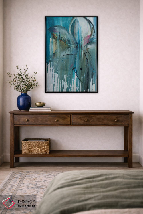 تابلو انتزاعی باران بهاری یک اثر جین ام. رابینسون - D3B