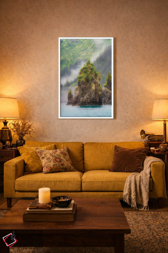 تابلو دکوراتیو Kenai Peninsula Scenic Landscape Of The Rocky Coast,آلاسکا، من… اثر جنت مویر - D1W