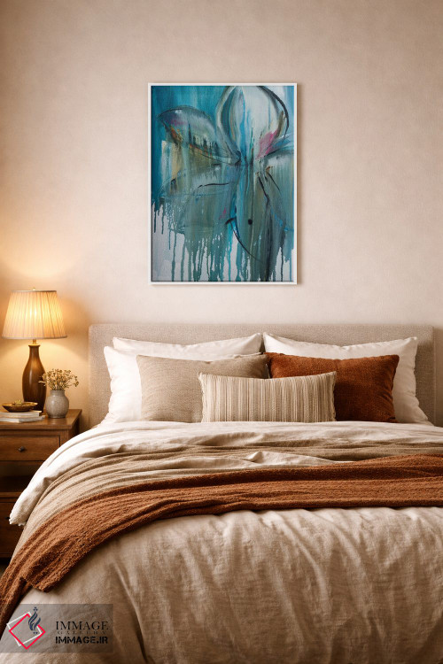 تابلو انتزاعی باران بهاری یک اثر جین ام. رابینسون - D5W