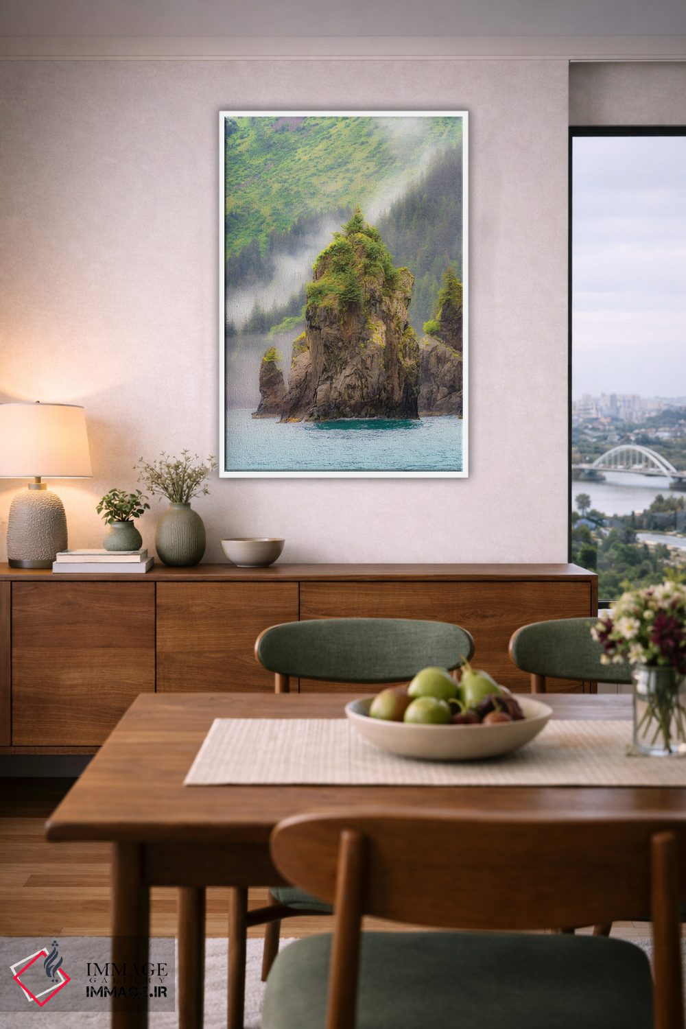 تابلو دکوراتیو Kenai Peninsula Scenic Landscape Of The Rocky Coast,آلاسکا، من… اثر جنت مویر - D5W