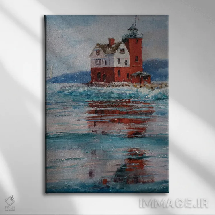 تابلو دکوراتیو منجمد در زمان اثر جیمز سوآنسون - نمای روبهرو روی دیوار