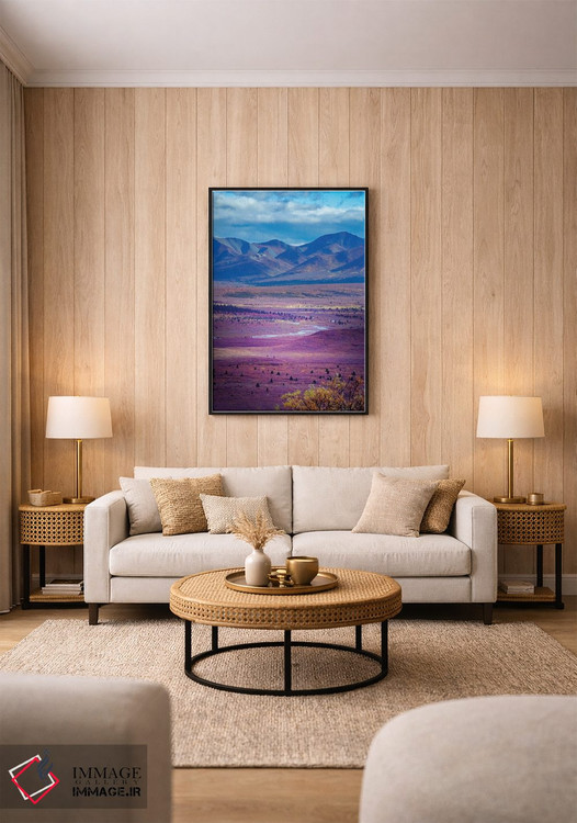 تابلو دکوراتیو Denali National Park Autumn Landscape Of Valley And Mountains… اثر جنت مویر - D1B