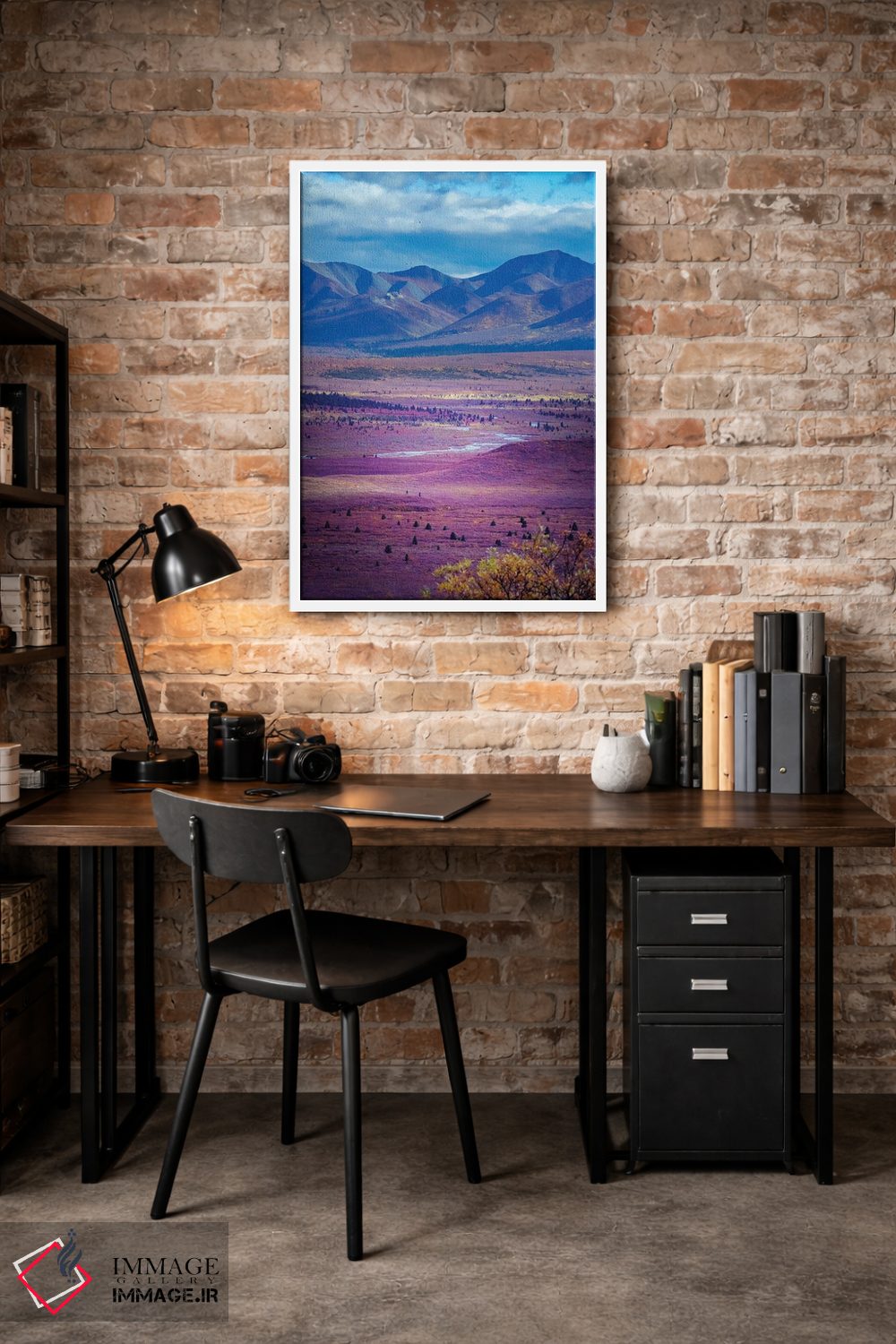 تابلو دکوراتیو Denali National Park Autumn Landscape Of Valley And Mountains… اثر جنت مویر - D2W