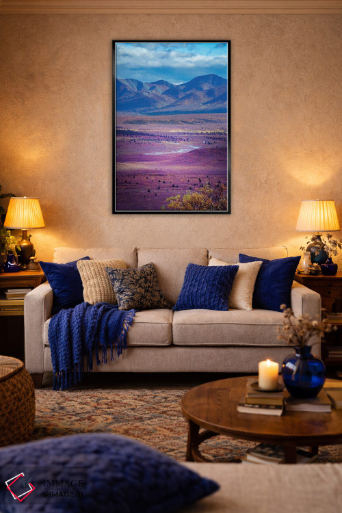 تابلو دکوراتیو Denali National Park Autumn Landscape Of Valley And Mountains… اثر جنت مویر - D4B